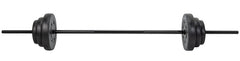Opti Vinyl Barbell Dumbbell Weight Set 35kg | Adjustable Dumbbells and Bar Set