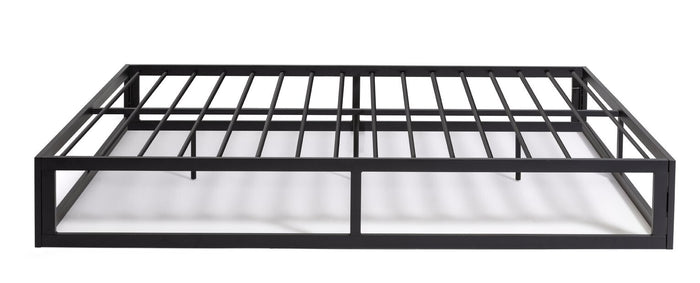Platform Small Double Metal Bed Frame - Black