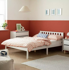 Ronnie Small Double Bed Frame - White