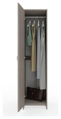 Seville 1 Door Wardrobe - Grey & Oak ( B Grade 51751 - 51752 )