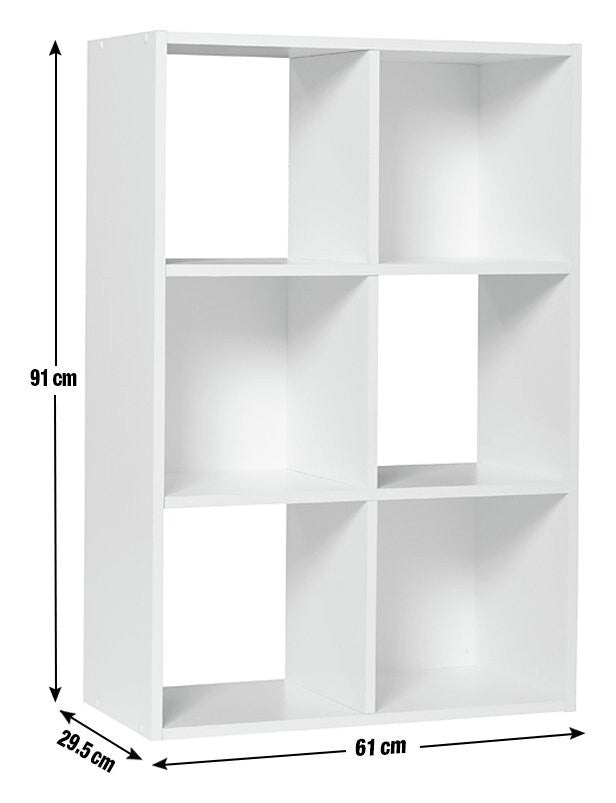 Squares 6 Cube Storage Unit - Grey