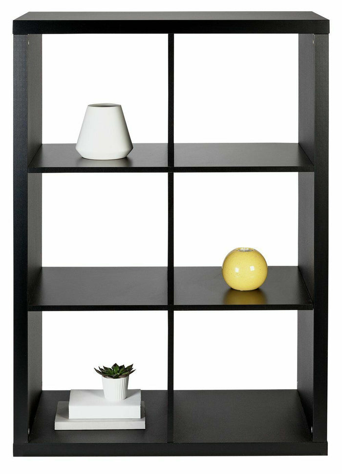 Squares Plus 6 Cube Storage Unit - Black ( B Grade 19891 )
