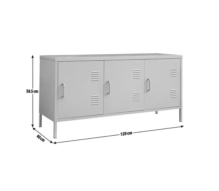 Stevie 3 Door Locker - Black ( B Grade 50817 )