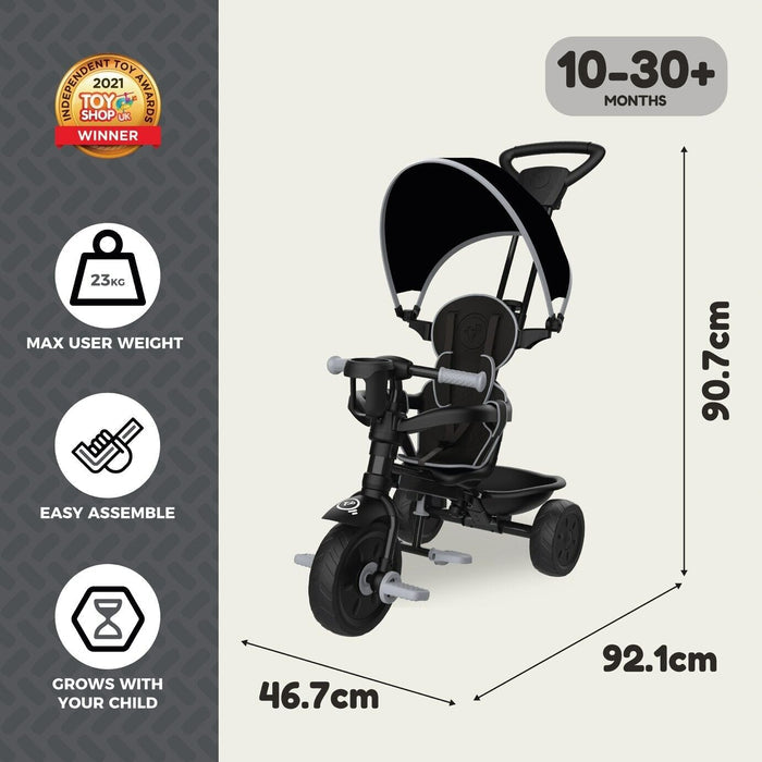 TP Toys 4 in 1 Trike - Grey Storm ( B Grade 29705 )