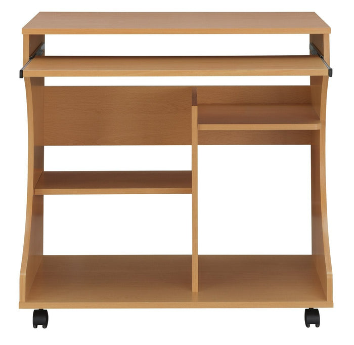 Workstation Office Desk - Beech Effect