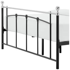 Yani Double Metal Bed Frame - Black