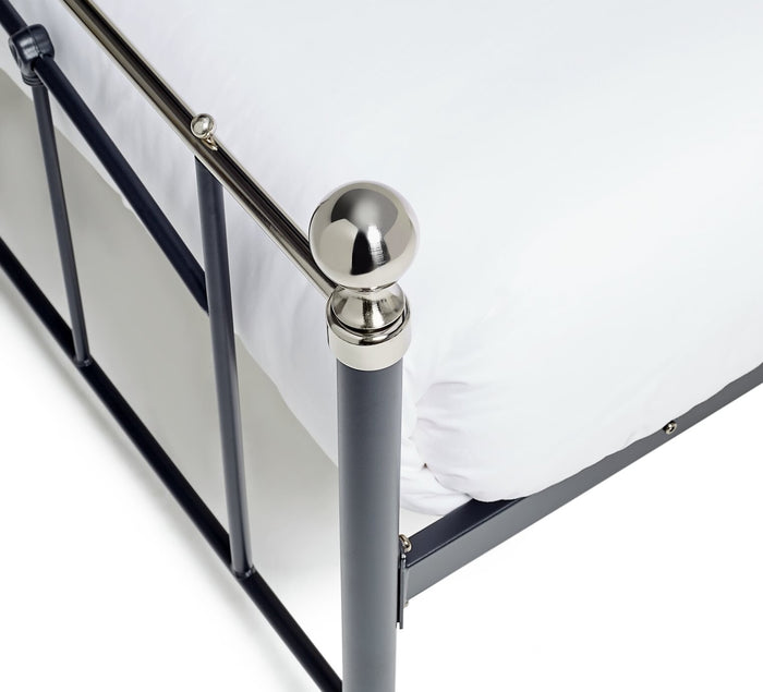 Yani Double Metal Bed Frame - Black