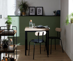 Zayn Pair of Dining Chiars - Black